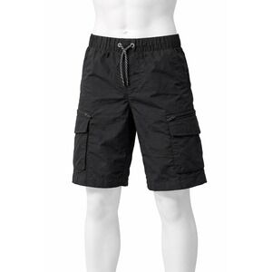 Old Navy Boys Cargo Shorts Black Nylon Size M 8 Elastic Waist Hiking Summer Kids
